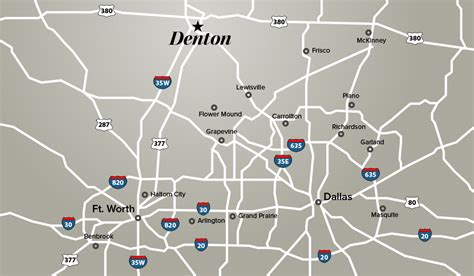 Denton Map .